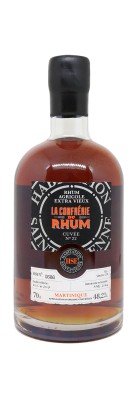 RHUM HSE - Confrérie du Rhum - Cuvée n°22 - 2024 - Brut de Fût - Double Millésime 2016 & 2017 - 48,2%