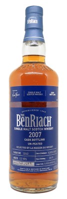 BENRIACH - Vintage 2007 - Single Cask 3242 - 12 ans - Bottled 2019 - 61.5%