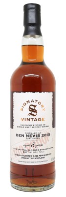 Signatory Vintage - Ben Nevis - 8 ans - 2015 - Oloroso Sherry Cask - 57,10%