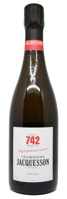 Champagne JACQUESSON - Cuvée n°742 D.T (dégorgement tardif)