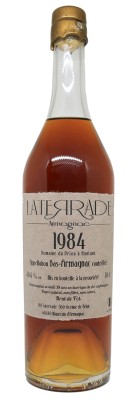 Armagnac Laterrade - Bas-Armagnac - 1984 - Domaine du Priou - Brut de Fût - 40,4%