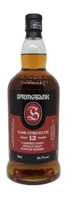 SPRINGBANK - 12 ans - Cask Strength - 56,2%