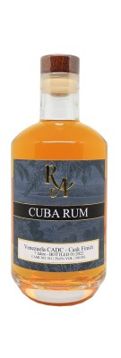 Rum Artesanal - Cuba 7 ans - CADC Cask Finish - Single Cask 181 - Millésime 2015 - 58,90%