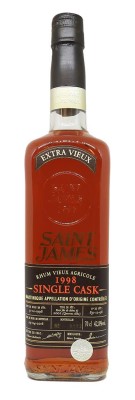 SAINT JAMES - Single Cask 1998 - Coffret bois - 42,8%