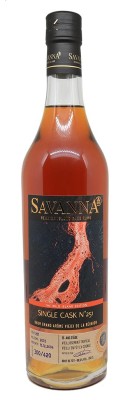 SAVANNA - 15 ans - Grand Arôme - Single Cask Barrel Proof n°251 - 66,5%