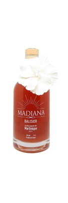 MADIANA - Balisier - Cocktail artisanal au rhum agricole de Martinique - Ananas, Maracudja, Framboise et épices - 15%