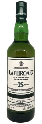 LAPHROAIG - 25 ans - 51,4%