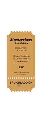Dégustation - Masterclass - Bruichladdich & Octomore - Jeudi 20 Juin 2024