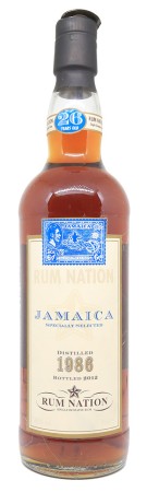 RUM NATION - Jamaica 26 ans - Millésime 1986 - Bottled 2012 - 45%