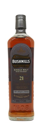 BUSHMILLS - 21 ans - Coffret - 40%