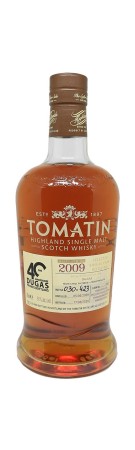 TOMATIN - Millésime 2009 - Ex cask Recharred Verdejo - 51%