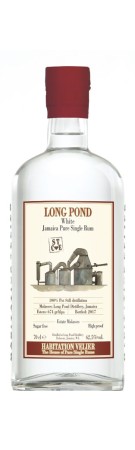 RUM from JAMAICA - HABITATION VELIER - White rum - LONG POND - STCE - 62.5% buy cheap best price good opinion