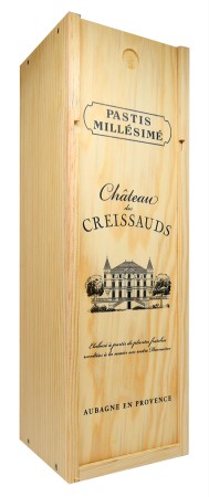 Pastis - Château des Creissauds - Millésime 2022 - Coffret bois - 45%