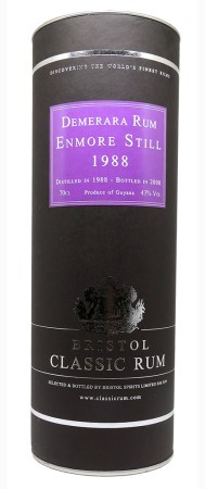 BRISTOL - Enmore 20 ans - Millésime 1988 - Single Cask - Bottled 2008 - 43%