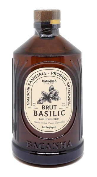 Sirop de Basilic Brut - Biologique - 400ml