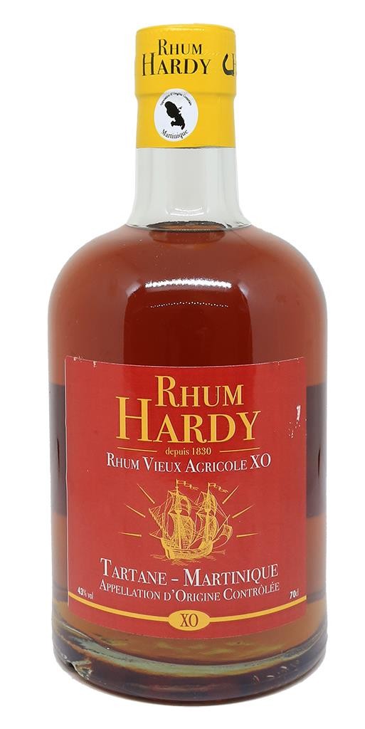 Rhum Agricole (Pur Jus De Canne)-Rhum HARDY - XO - 43% - Clos Des ...