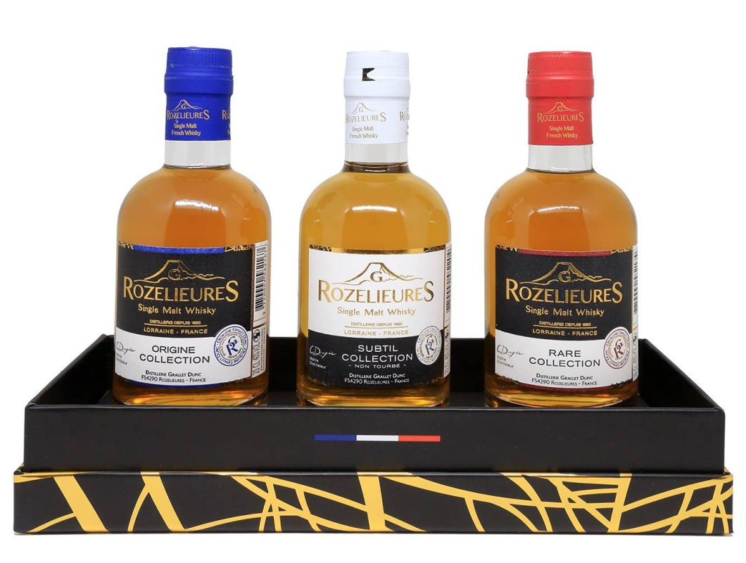 Coffret whisky français Rozelieures Découverte 3x20cl