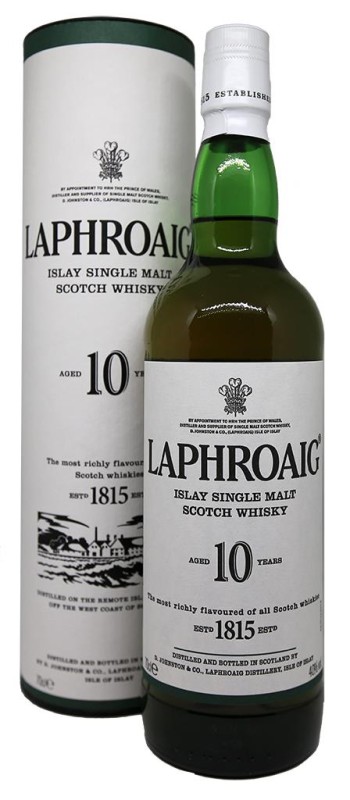 Whisky Ecossais LAPHROAIG 10 ans d'âge - Vins et Cadeaux